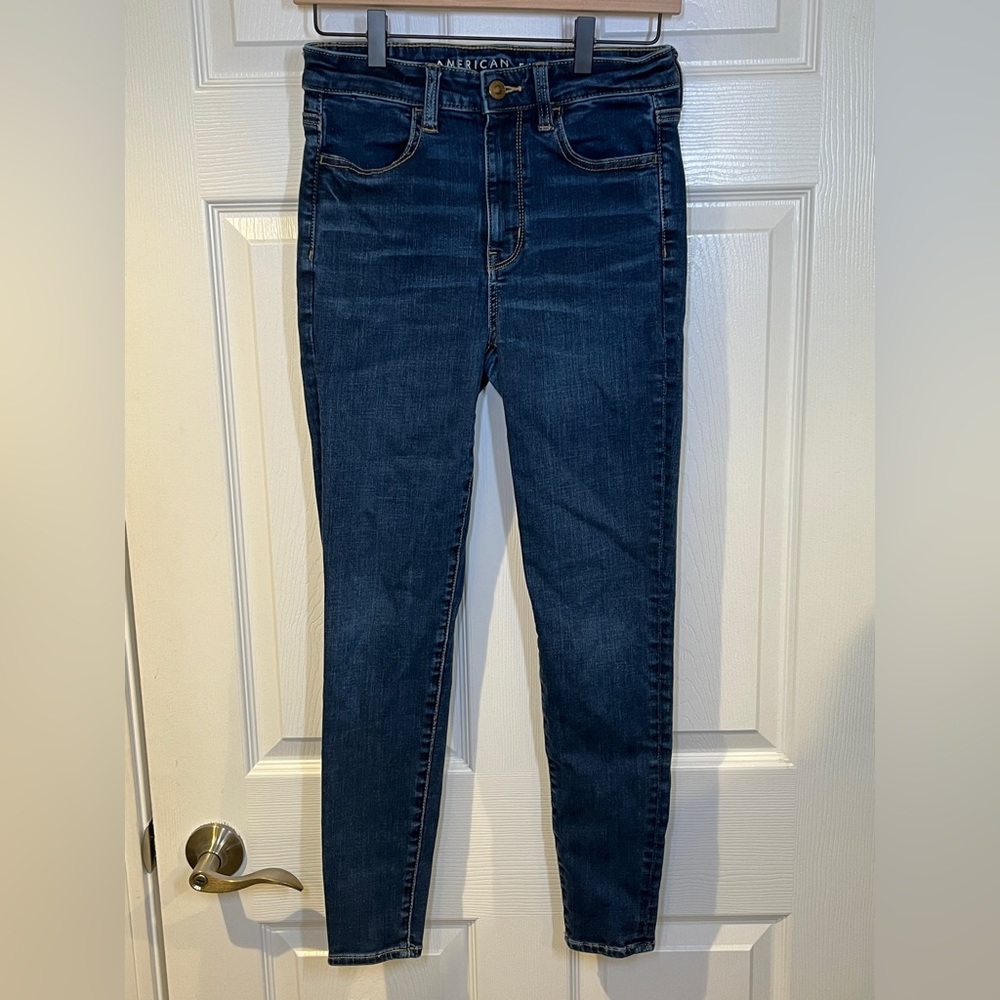 American Eagle Super Hi-Rise Jeggings Size 4 Length Short